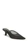 Sam Edelman Brandy Mesh Pointed Toe Mule In Transparent