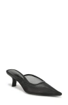 Sam Edelman Brandy Mesh Pointed Toe Mule In Black