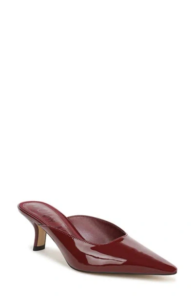 Sam Edelman Brandy Pointed Toe Mule In Burgundy