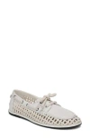 Sam Edelman Bria Boat Shoe In White