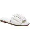 Shop Sam Edelman Briar Womens Leather Open Toe Flat Sandals In White