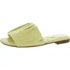 Sam Edelman Briar Womens Leather Open Toe Flat Sandals In Yellow