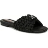 Sam Edelman Bridget Slide Sandal Black Ribbon In Black