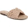 Sam Edelman Bridget Slide Sandal Ecru Ribbon In Ecru