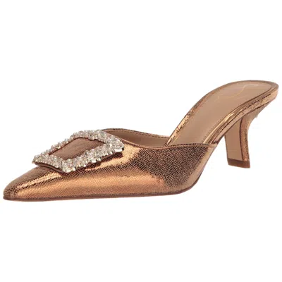 Sam Edelman Brit Luster Deep Gold Suede I8200l1900 Women's