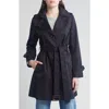 Sam Edelman Buckle Belt Trench Coat