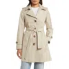 Sam Edelman Buckle Belt Trench Coat In Birch