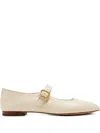 Sam Edelman Buckle-strap Ballet Flats In Neutral