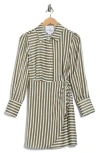 Sam Edelman Cabana Stripe Shirtdress In Brown