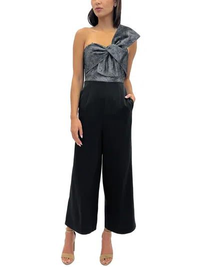 Sam Edelman Cady Womens Bow Strapless Jumpsuit In Black