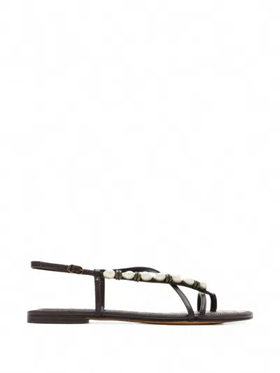 Sam Edelman Calla 2 Faux-pearl-embellished Sandals In Multi