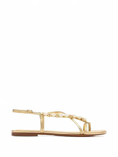 Sam Edelman Calla 2 Faux-pearl-embellished Sandals In Multi