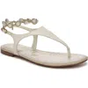 Sam Edelman Canna Ankle Strap Sandal In White