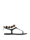 Sam Edelman Canna Thong Crocodile-effect Sandals In Multi