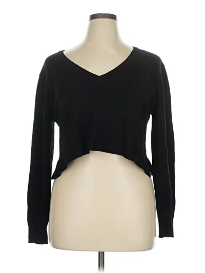 Pre-owned Sam Edelman Cardigan Sweater In Black
