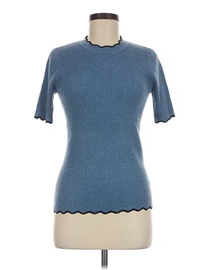 Pre-owned Sam Edelman Cardigan Sweater In Blue