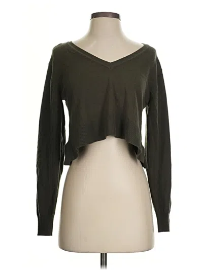 Pre-owned Sam Edelman Cardigan Sweater In Green