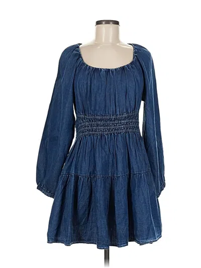 Pre-owned Sam Edelman Casual Dress In Blue