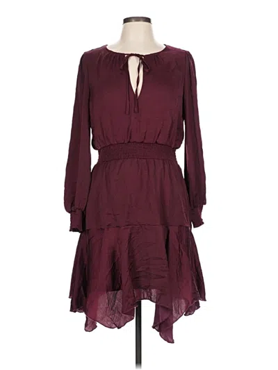 Pre-owned Sam Edelman Casual Dress In Burgundy