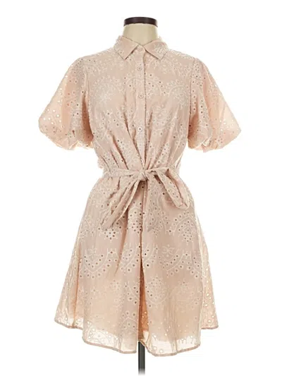 Pre-owned Sam Edelman Casual Dress In Gold