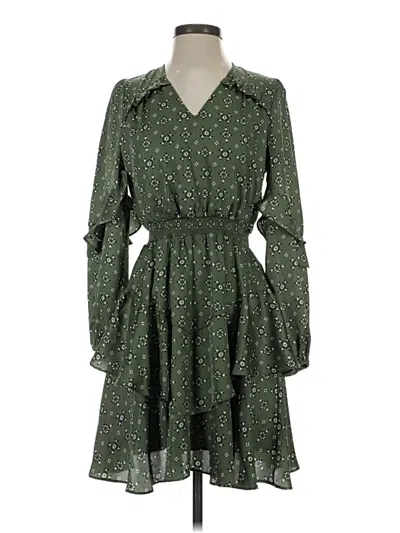 Pre-owned Sam Edelman Casual Dress In Green