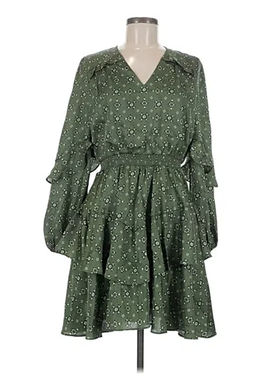 Pre-owned Sam Edelman Casual Dress In Green