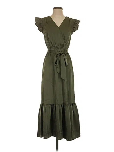 Pre-owned Sam Edelman Casual Dress In Green