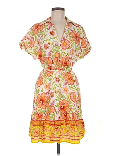 Pre-owned Sam Edelman Casual Dress In Orange