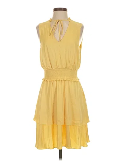 Pre-owned Sam Edelman Casual Dress In Yellow