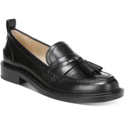 Sam Edelman Caylia Womens Leather Tassel Loafers In Black