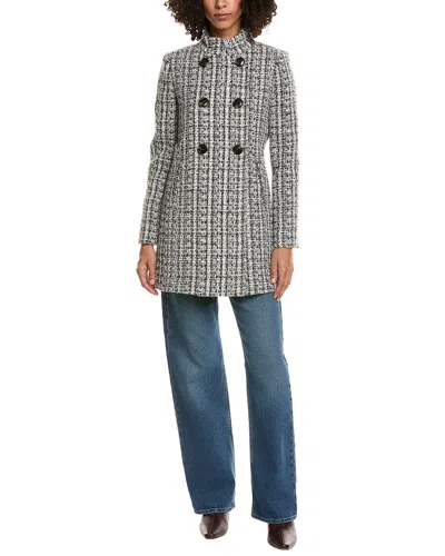 Sam Edelman Chanel Tweed Wool-blend Coat In Multi