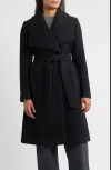 Sam Edelman Chevron Pattern Tie Waist Coat In Black