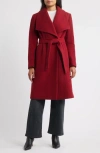 Sam Edelman Chevron Pattern Tie Waist Coat In Red