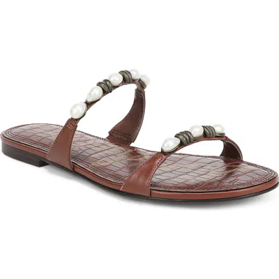 Sam Edelman Cian Slide Sandal In Brown