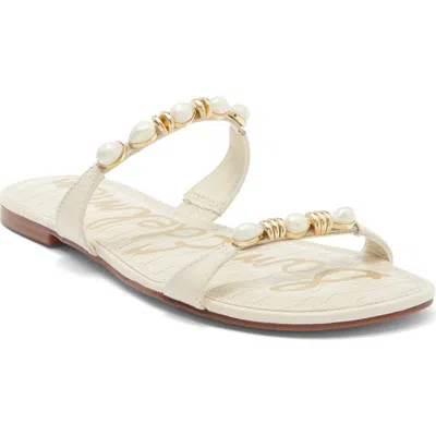 Sam Edelman Cian Slide Sandal In White
