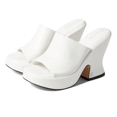 Sam Edelman Circus Ny By  Patrice Sandals White Block Heel Zap786