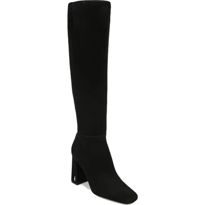 Sam Edelman Clarem Womens Zipper Tall Knee-high Boots In Black