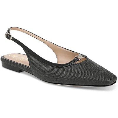 Sam Edelman Cleo Womens Ankle Strap Square Toe Slingbacks In Multi