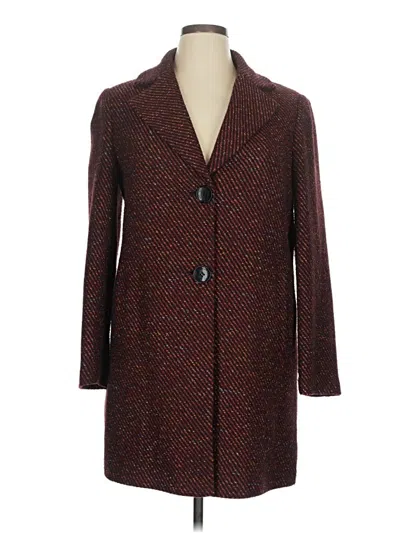 Pre-owned Sam Edelman Coat In Burgundy