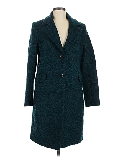Pre-owned Sam Edelman Coat In Teal