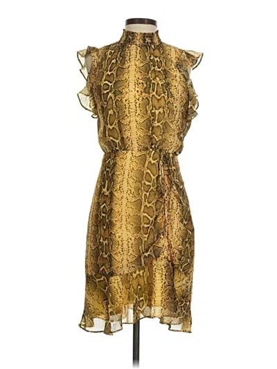 Pre-owned Sam Edelman Cocktail Dress In Gold