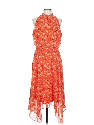 Pre-owned Sam Edelman Cocktail Dress In Orange