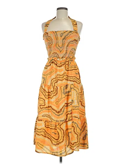 Pre-owned Sam Edelman Cocktail Dress In Orange