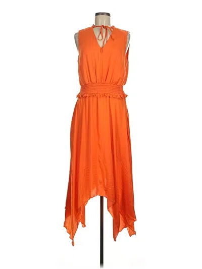 Pre-owned Sam Edelman Cocktail Dress In Orange