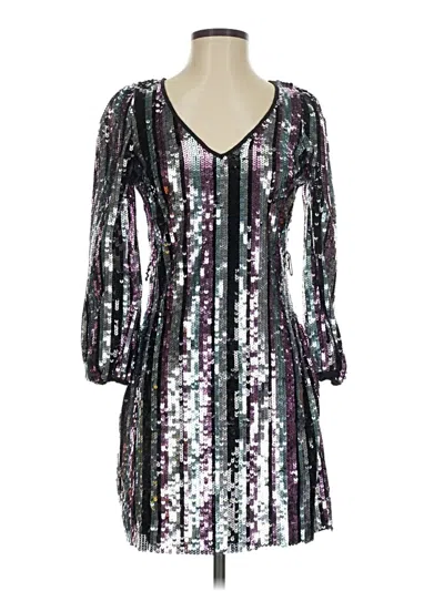 Pre-owned Sam Edelman Cocktail Dress In Silver