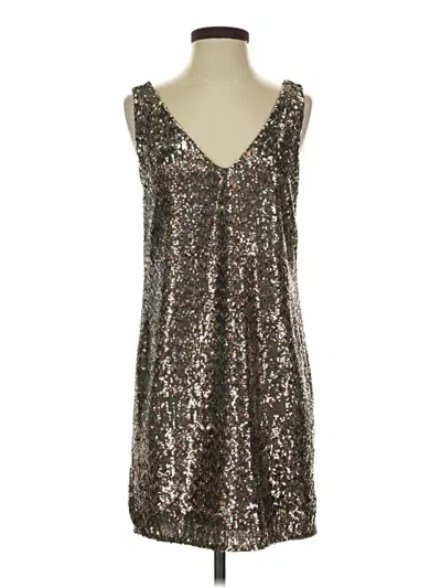 Pre-owned Sam Edelman Cocktail Dress In Silver