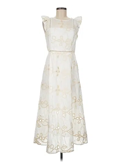 Pre-owned Sam Edelman Cocktail Dress In White