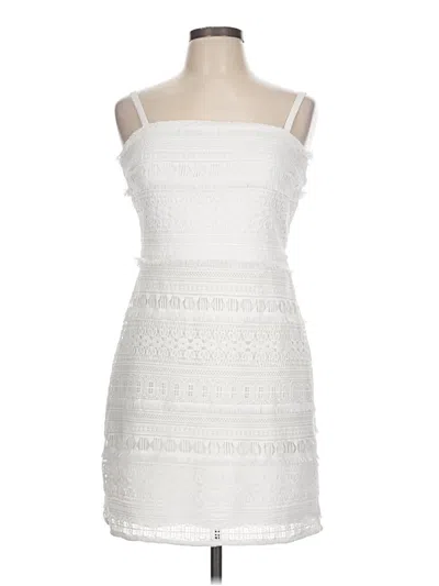 Pre-owned Sam Edelman Cocktail Dress In White