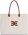 Sam Edelman Cooper Extra Large Logo Canvas Tote