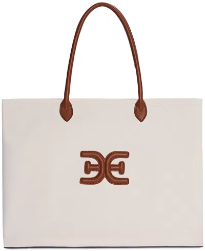 Sam Edelman Cooper Extra Large Logo Canvas Tote